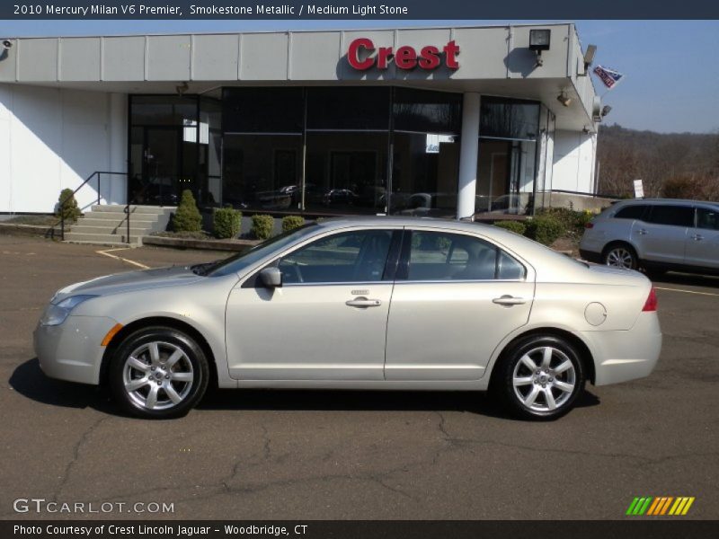Smokestone Metallic / Medium Light Stone 2010 Mercury Milan V6 Premier