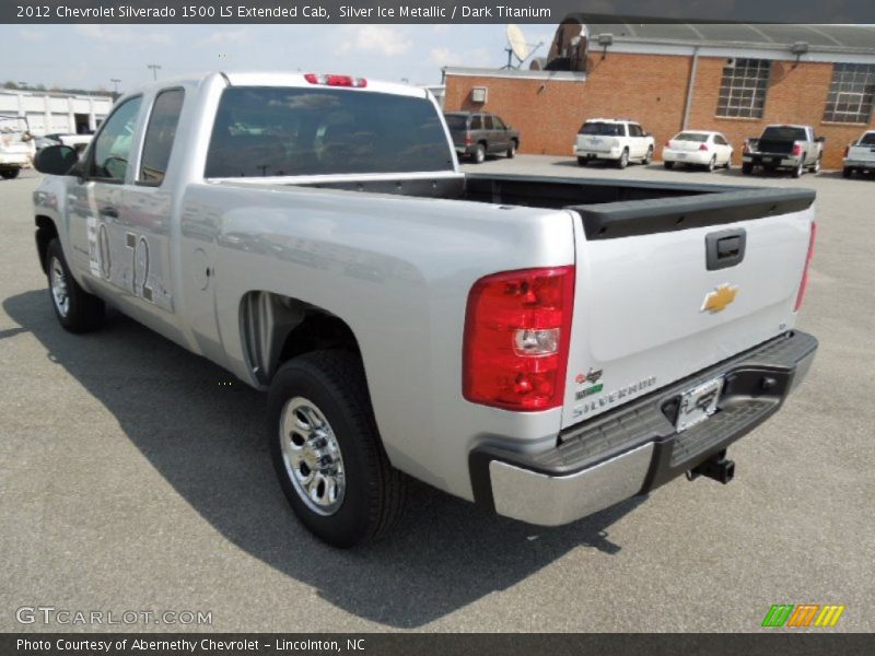 Silver Ice Metallic / Dark Titanium 2012 Chevrolet Silverado 1500 LS Extended Cab