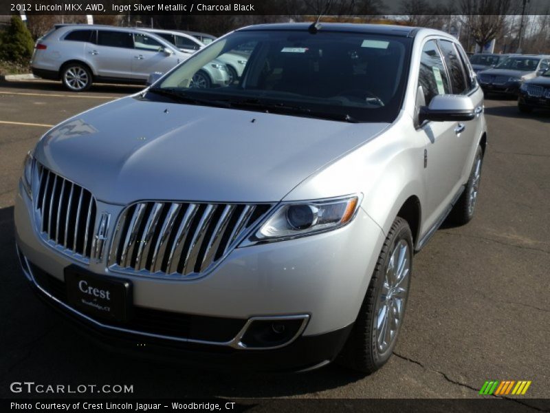 Ingot Silver Metallic / Charcoal Black 2012 Lincoln MKX AWD