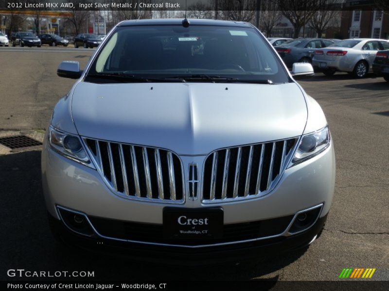 Ingot Silver Metallic / Charcoal Black 2012 Lincoln MKX AWD