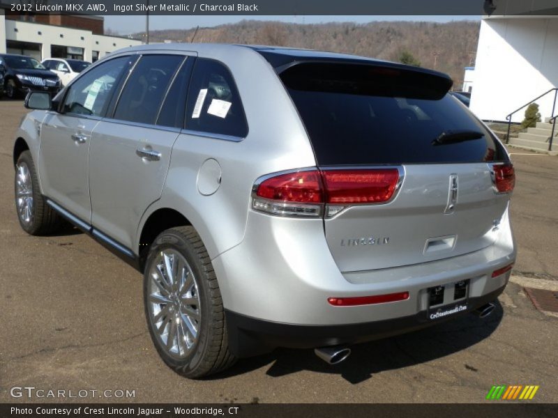 Ingot Silver Metallic / Charcoal Black 2012 Lincoln MKX AWD