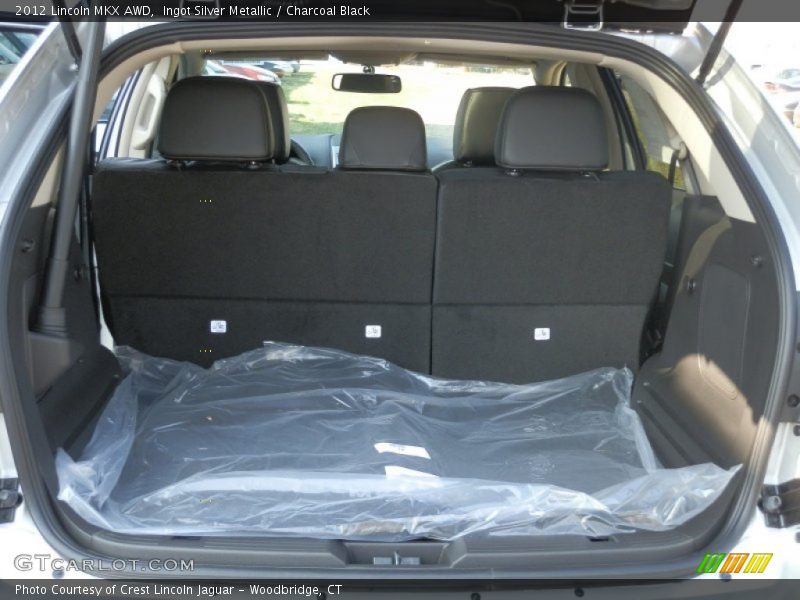 Ingot Silver Metallic / Charcoal Black 2012 Lincoln MKX AWD