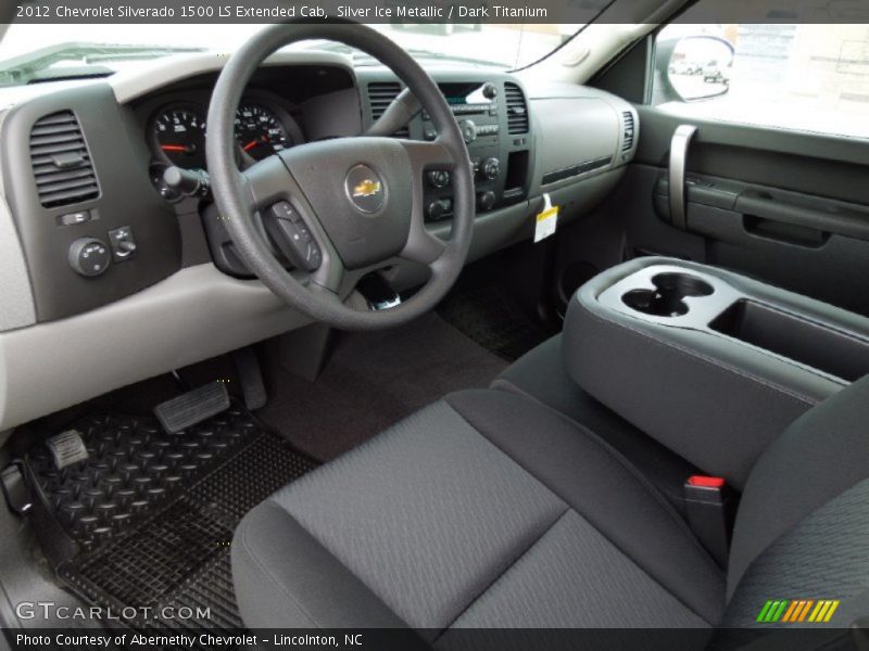 Silver Ice Metallic / Dark Titanium 2012 Chevrolet Silverado 1500 LS Extended Cab