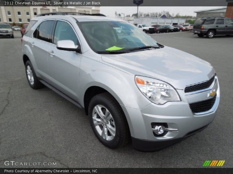 Silver Ice Metallic / Jet Black 2012 Chevrolet Equinox LT