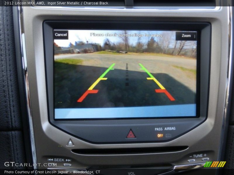 Ingot Silver Metallic / Charcoal Black 2012 Lincoln MKX AWD