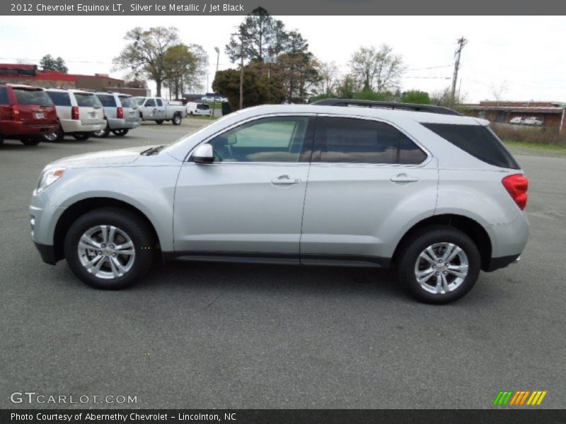 Silver Ice Metallic / Jet Black 2012 Chevrolet Equinox LT