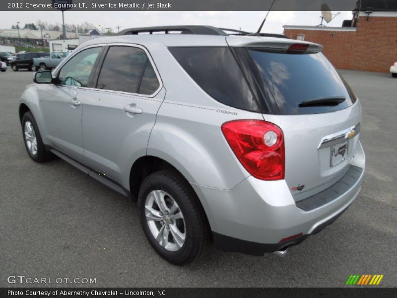 Silver Ice Metallic / Jet Black 2012 Chevrolet Equinox LT