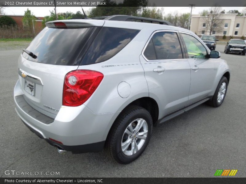Silver Ice Metallic / Jet Black 2012 Chevrolet Equinox LT