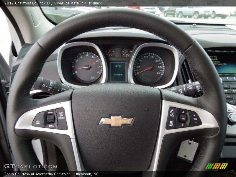 Silver Ice Metallic / Jet Black 2012 Chevrolet Equinox LT