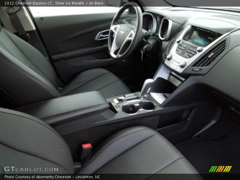 Silver Ice Metallic / Jet Black 2012 Chevrolet Equinox LT