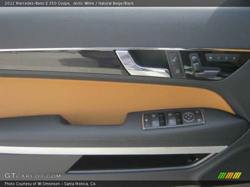 Arctic White / Natural Beige/Black 2012 Mercedes-Benz E 350 Coupe