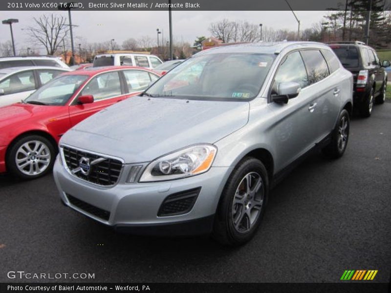Electric Silver Metallic / Anthracite Black 2011 Volvo XC60 T6 AWD
