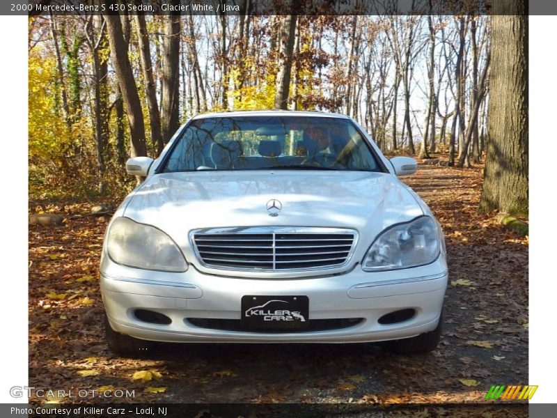 Glacier White / Java 2000 Mercedes-Benz S 430 Sedan