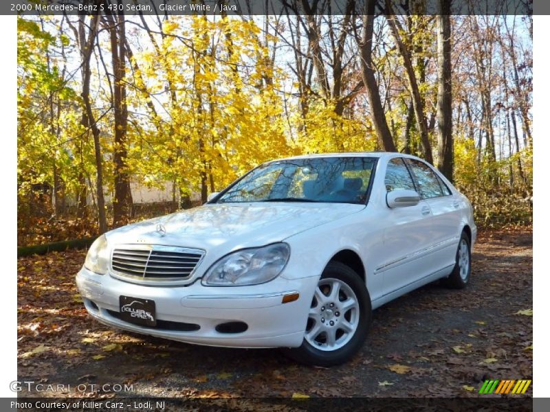 Glacier White / Java 2000 Mercedes-Benz S 430 Sedan