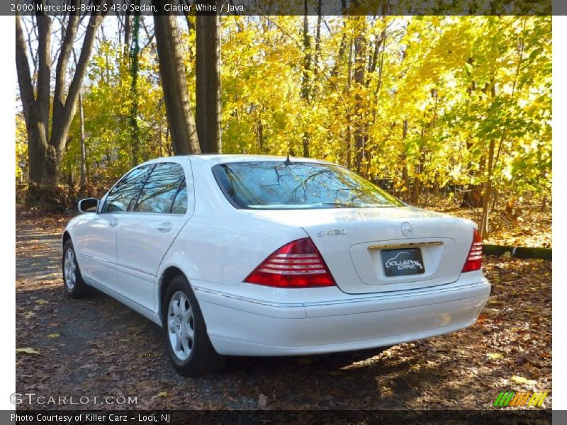 Glacier White / Java 2000 Mercedes-Benz S 430 Sedan