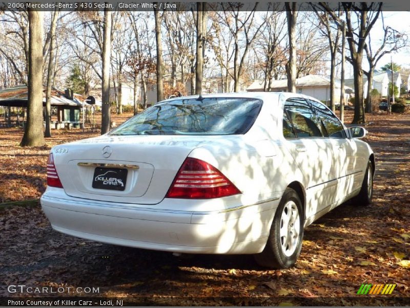 Glacier White / Java 2000 Mercedes-Benz S 430 Sedan