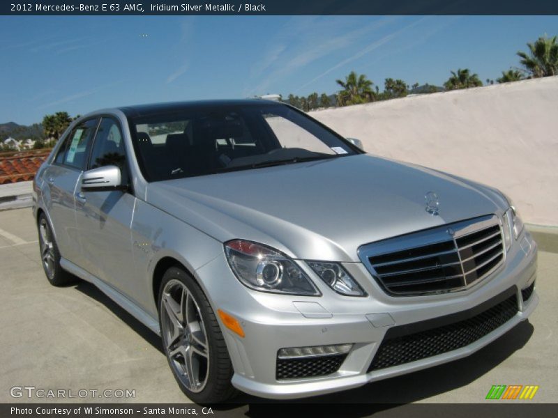 Iridium Silver Metallic / Black 2012 Mercedes-Benz E 63 AMG
