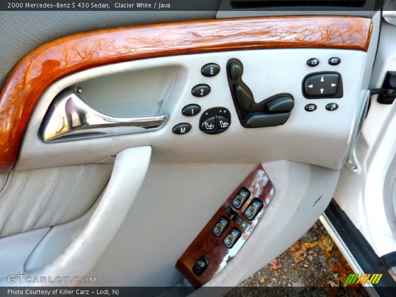 Glacier White / Java 2000 Mercedes-Benz S 430 Sedan