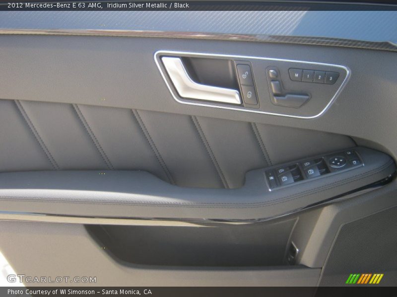 Iridium Silver Metallic / Black 2012 Mercedes-Benz E 63 AMG