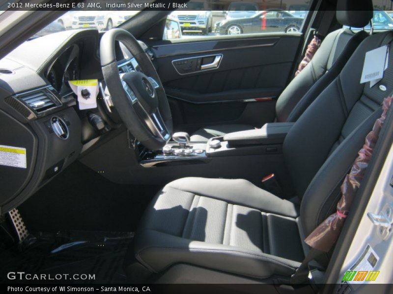 Iridium Silver Metallic / Black 2012 Mercedes-Benz E 63 AMG