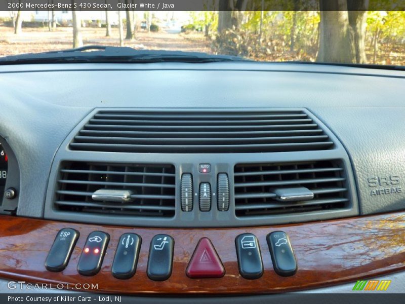 Glacier White / Java 2000 Mercedes-Benz S 430 Sedan