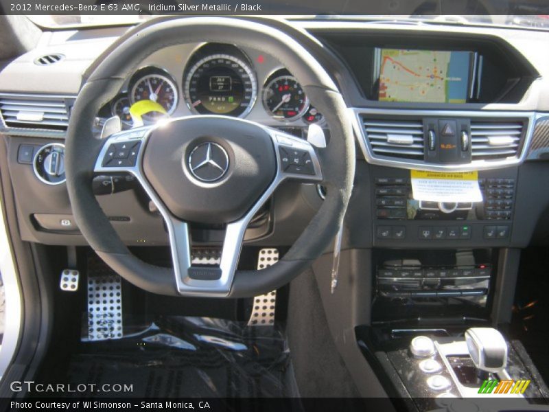 Iridium Silver Metallic / Black 2012 Mercedes-Benz E 63 AMG