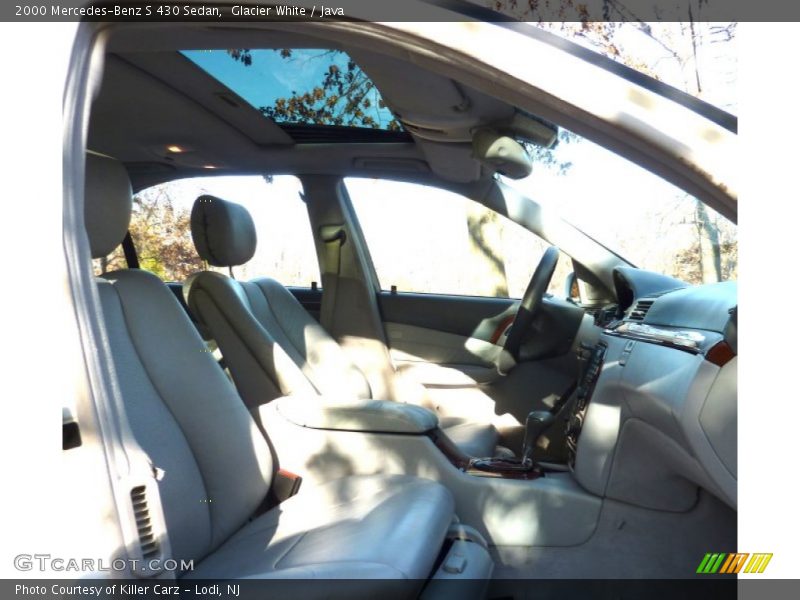 Glacier White / Java 2000 Mercedes-Benz S 430 Sedan