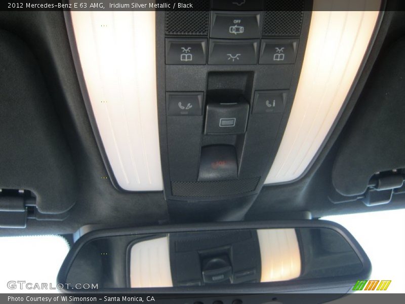 Iridium Silver Metallic / Black 2012 Mercedes-Benz E 63 AMG