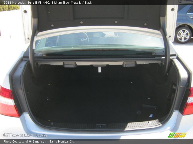 Iridium Silver Metallic / Black 2012 Mercedes-Benz E 63 AMG