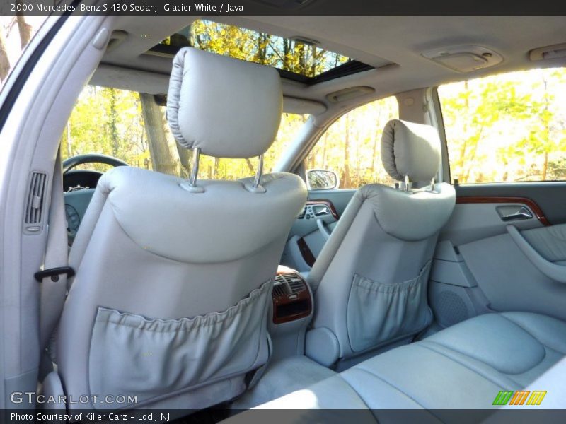 Glacier White / Java 2000 Mercedes-Benz S 430 Sedan