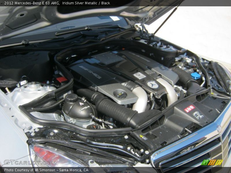Iridium Silver Metallic / Black 2012 Mercedes-Benz E 63 AMG