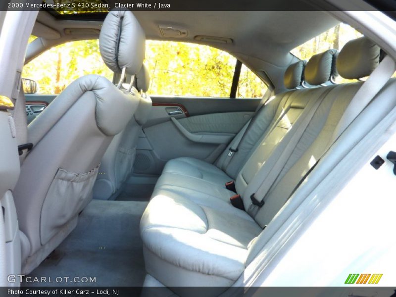 Glacier White / Java 2000 Mercedes-Benz S 430 Sedan