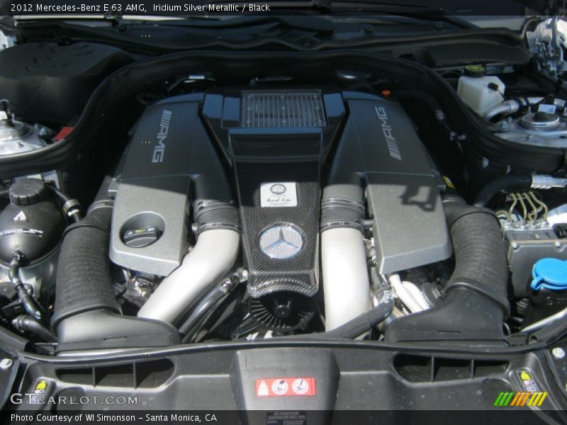 Iridium Silver Metallic / Black 2012 Mercedes-Benz E 63 AMG