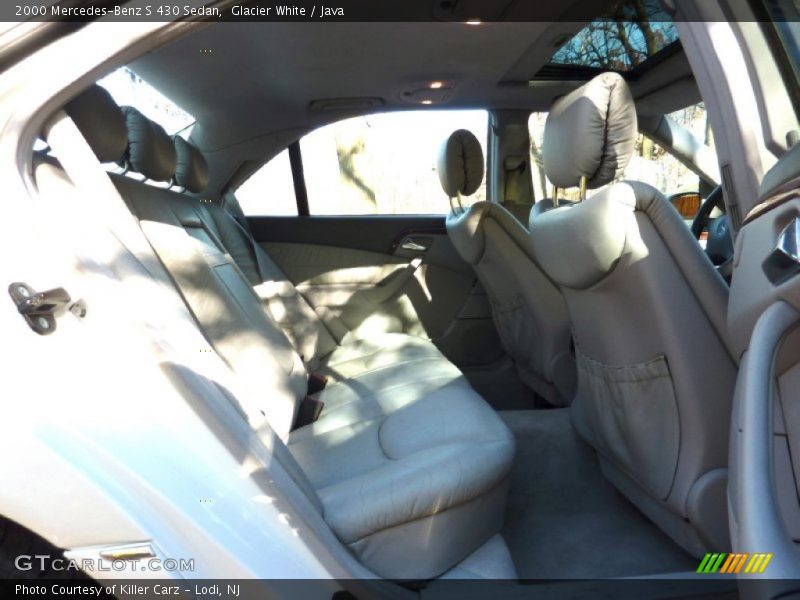 Glacier White / Java 2000 Mercedes-Benz S 430 Sedan