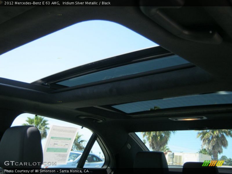 Iridium Silver Metallic / Black 2012 Mercedes-Benz E 63 AMG