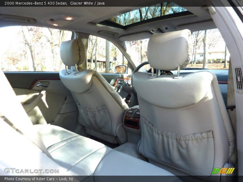 Glacier White / Java 2000 Mercedes-Benz S 430 Sedan