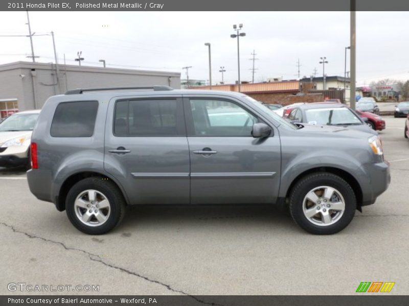 Polished Metal Metallic / Gray 2011 Honda Pilot EX