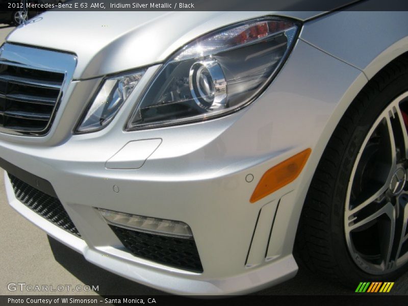 Iridium Silver Metallic / Black 2012 Mercedes-Benz E 63 AMG