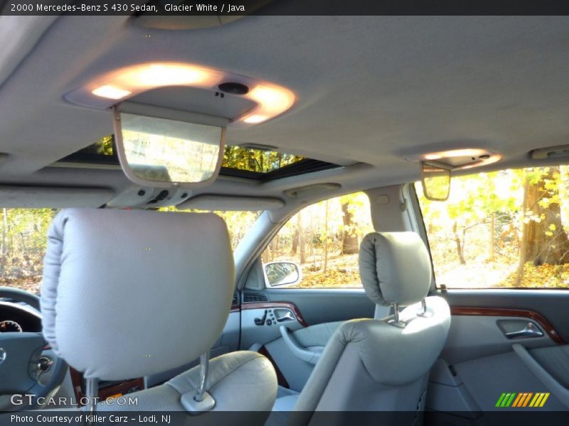 Glacier White / Java 2000 Mercedes-Benz S 430 Sedan