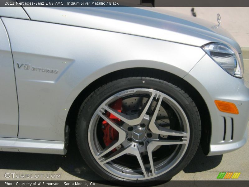 Iridium Silver Metallic / Black 2012 Mercedes-Benz E 63 AMG