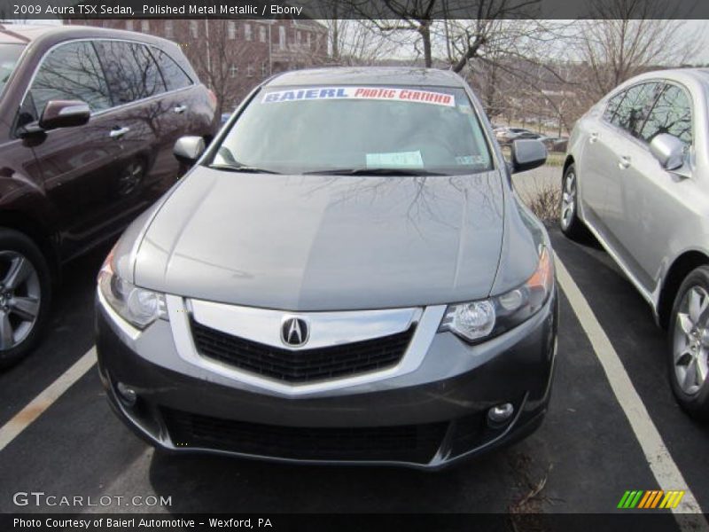 Polished Metal Metallic / Ebony 2009 Acura TSX Sedan