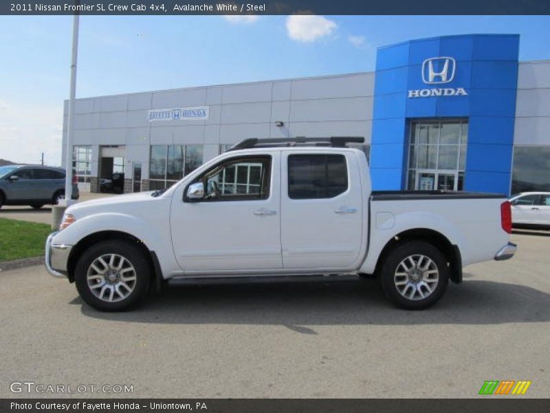 Avalanche White / Steel 2011 Nissan Frontier SL Crew Cab 4x4