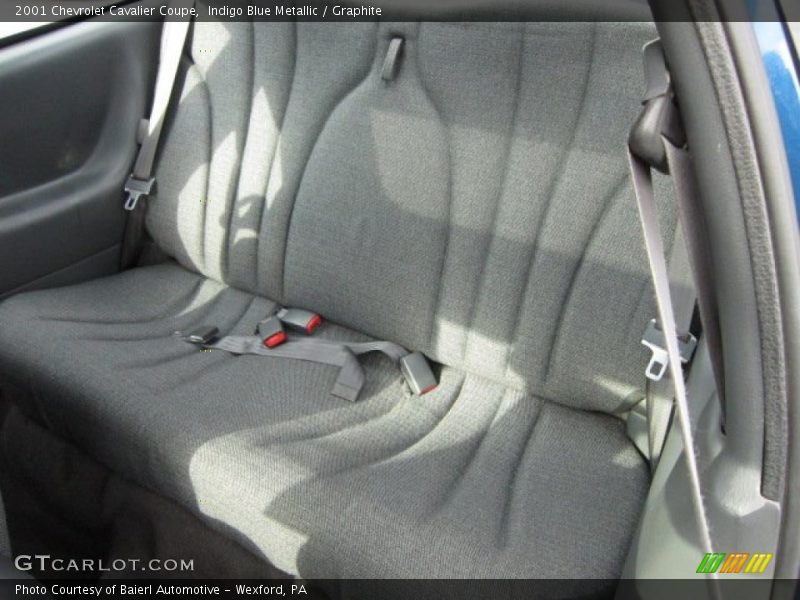 Indigo Blue Metallic / Graphite 2001 Chevrolet Cavalier Coupe