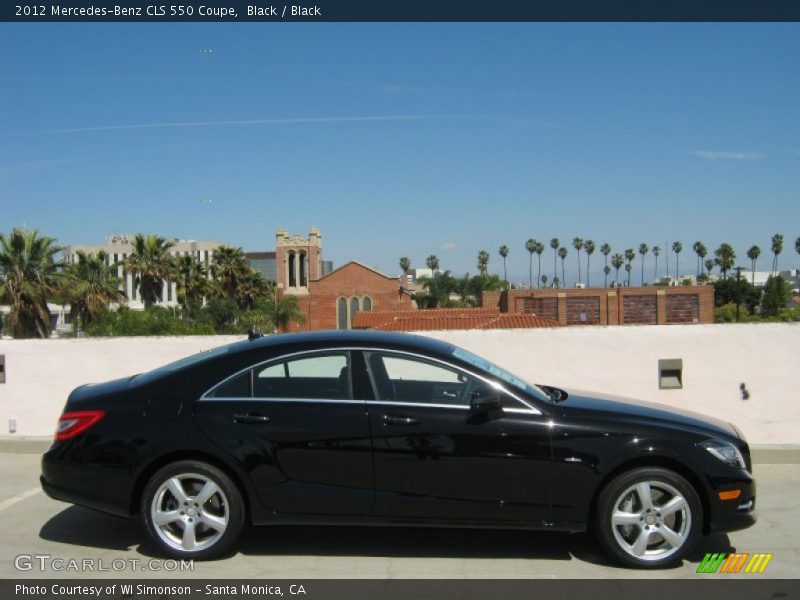 Black / Black 2012 Mercedes-Benz CLS 550 Coupe