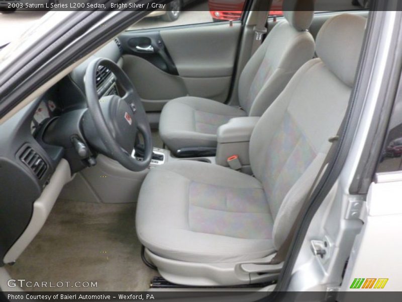 Bright Silver / Gray 2003 Saturn L Series L200 Sedan