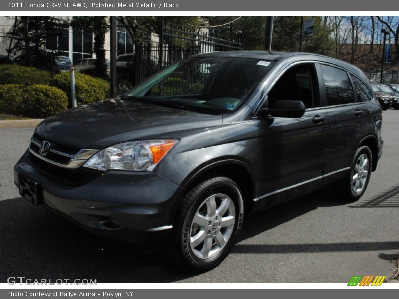 Polished Metal Metallic / Black 2011 Honda CR-V SE 4WD