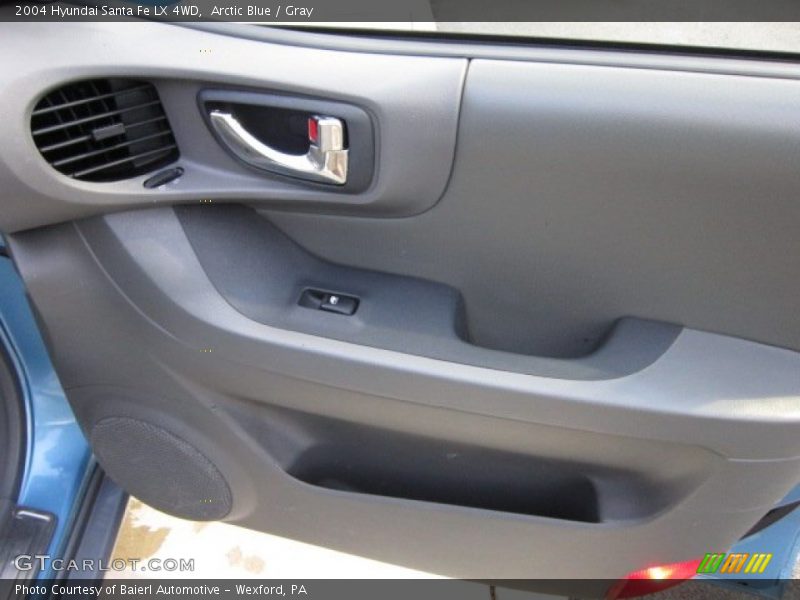 Arctic Blue / Gray 2004 Hyundai Santa Fe LX 4WD