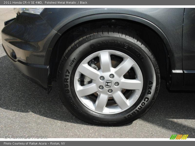 Polished Metal Metallic / Black 2011 Honda CR-V SE 4WD