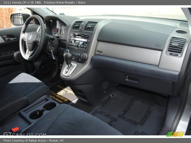 Polished Metal Metallic / Black 2011 Honda CR-V SE 4WD