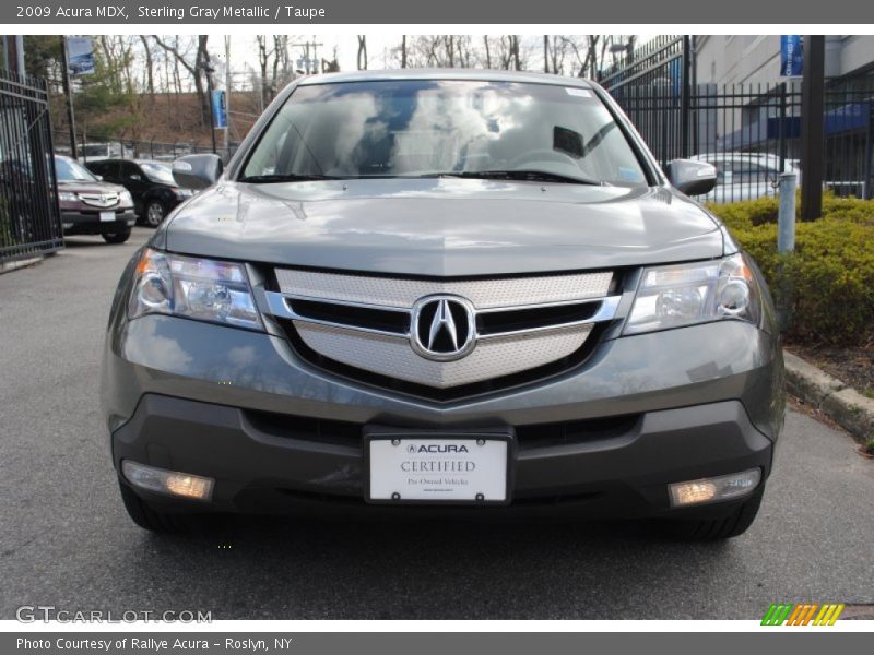Sterling Gray Metallic / Taupe 2009 Acura MDX